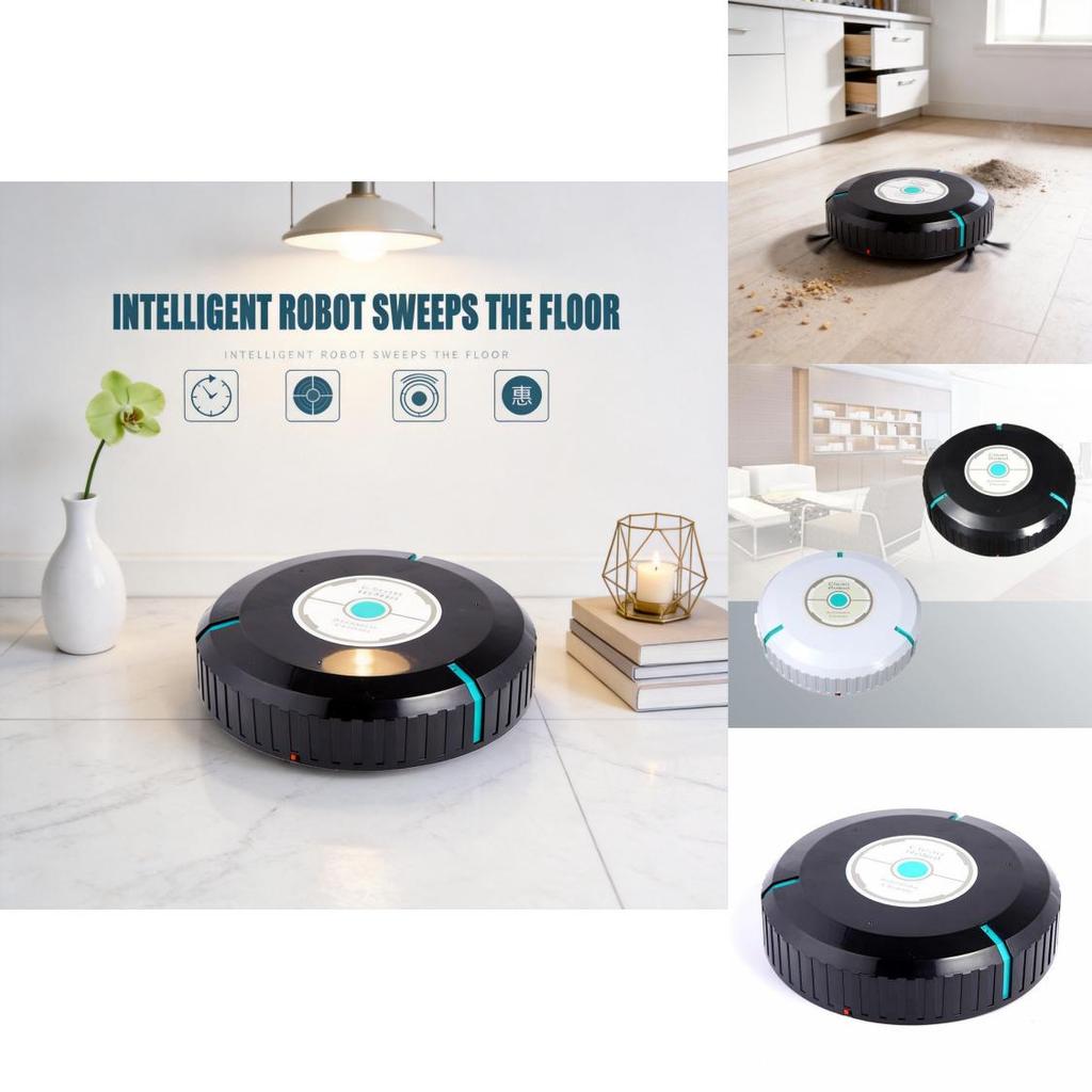 Home Cleaning Robot With Battery Power For Small Rooms Perfect For Lazy Daily Use