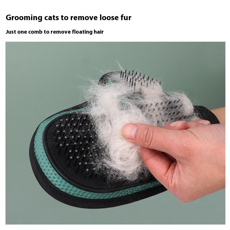 Pet Hair Remover Glove Pet Fur Removal, Cat Petting Gloves, Lint Cleaning, Bathing and Massage Gloves Order with One Click