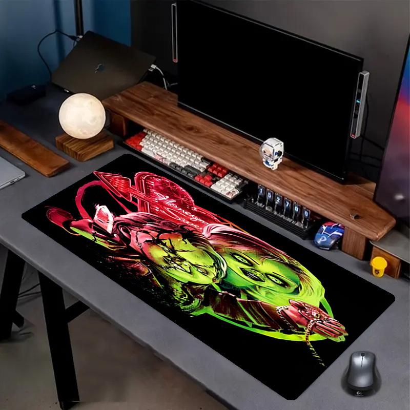 Bride of Chucky Print Mouse Pad, Anti‑Slip Desktop keyboard Mat, for PC Laptop Gaming Working Daily Use, Cool Festival Surprise Gift