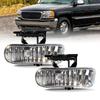 BEY1 For 1999-2002 GMC Sierra Halogen Fog Lights for 2000-2006 Yukon Fog Lamp Assembly Replacement Direct Fit Exclude Wiring Harness