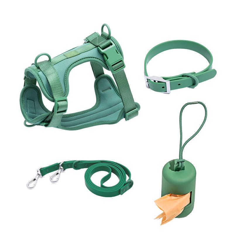Spot Wid Anti-Bite & Escape-Proof Dog Harness with PVC Leash & Collar