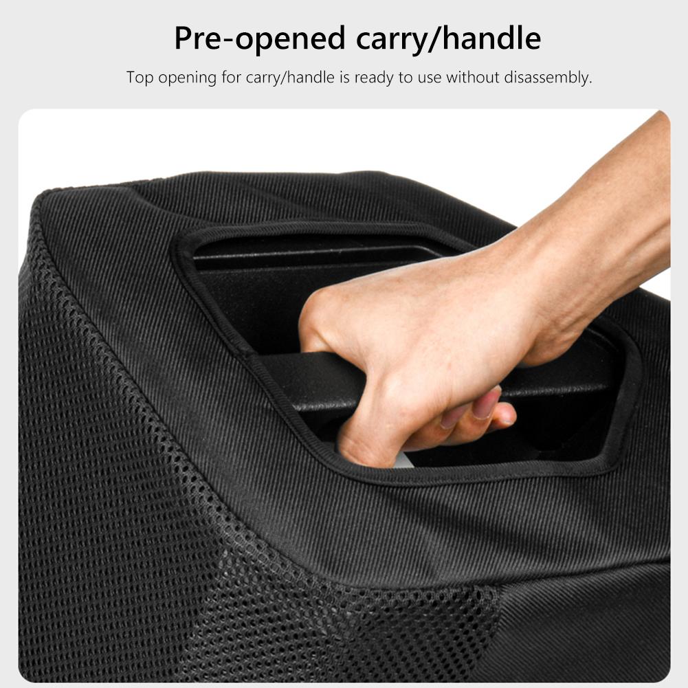 Schwarze Staubschutzhülle mit Griff Kratzschutz Staubschutz Abdeckung mit oberer Öffnung für Bose S1 Pro/für Bose S1 Pro+