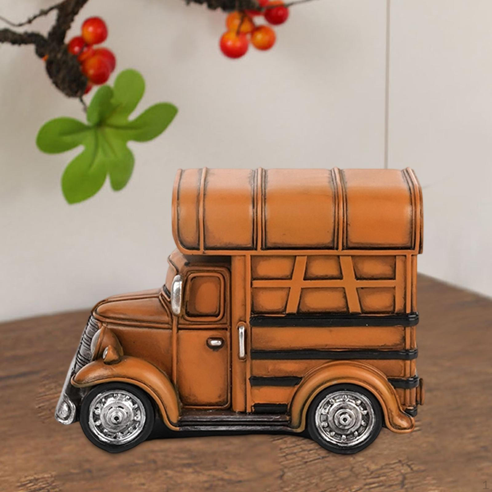 

Classic Car Model Collectible Vehicle Decor Novelty Multipurpose Miniature Sculpture RV toy