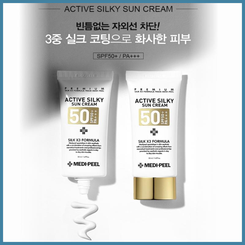MEDI-PEEL Active Silky Sun Cream 50ml SPF50+ PA+++