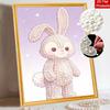 Disney 5D DIY Pearl Painting Kit, Lovely Bunny Home Bedroom Wall Decor Crafts Handmade Gift Decoration