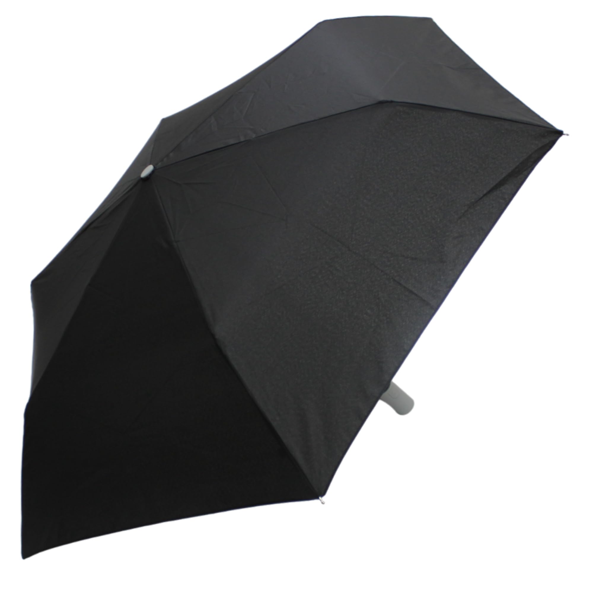 

Зонт-автомат складной однотонный Asty с фиксатором безопасности, черный, 55 см (HL2455MWJP)