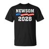 Gavin Newsom 2028 For President Election Campaign T-Shirt