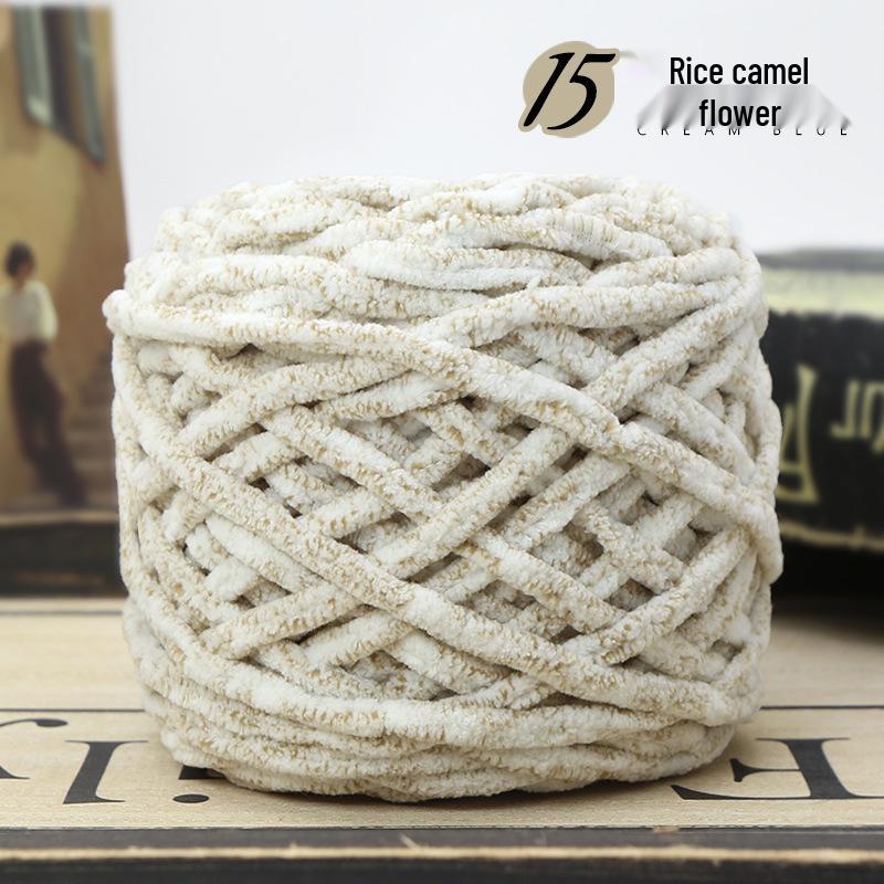 Ice Wool Thick Knitting Yarn for Blankets, Slippers, Neck Warmers, and Scarves