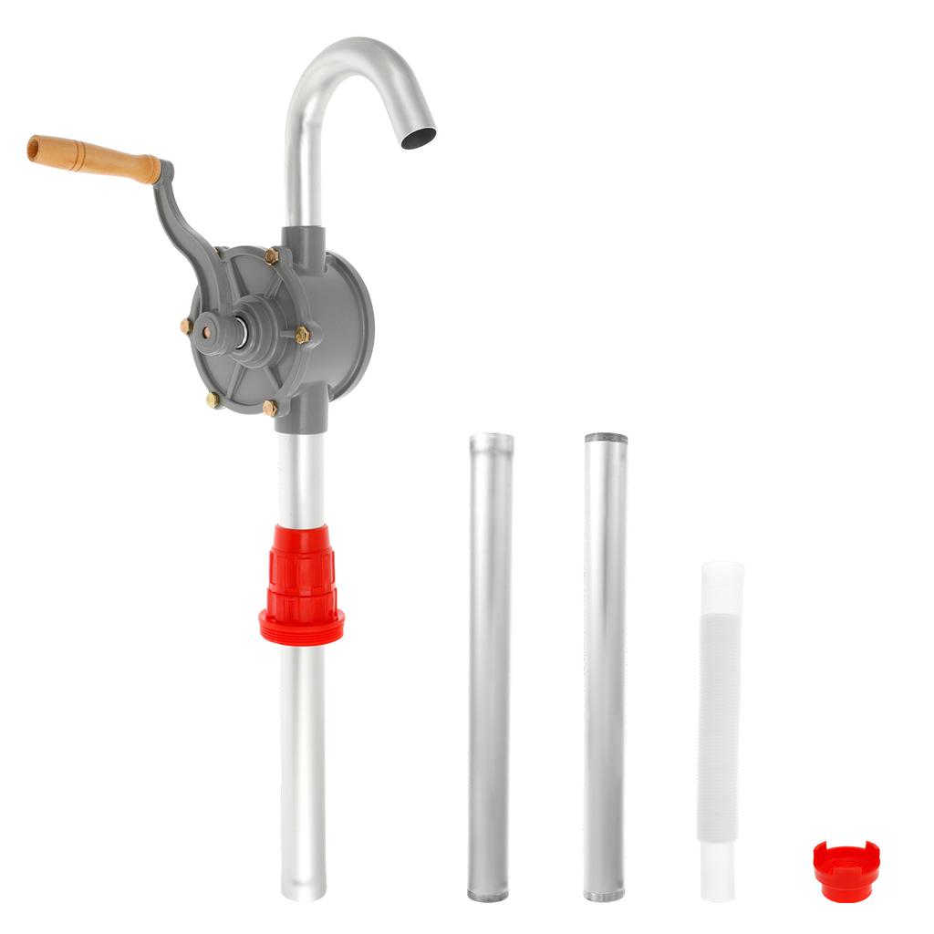 Hand Pump Crank Pump Oil Diesel Barrel Pump 55 Gallon Adjustable Drum Pump Outdoor Car Transfer Suction Pumps Gasoline Oil