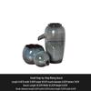 Kiln-Fired Ceramic Water Jar with Filtration, Circulation, and Ornamental Flow for Fish Tanks