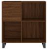 VidaXL Record Cabinet Brown Oak 84.5x38x89 Cm Engineered Wood 831787