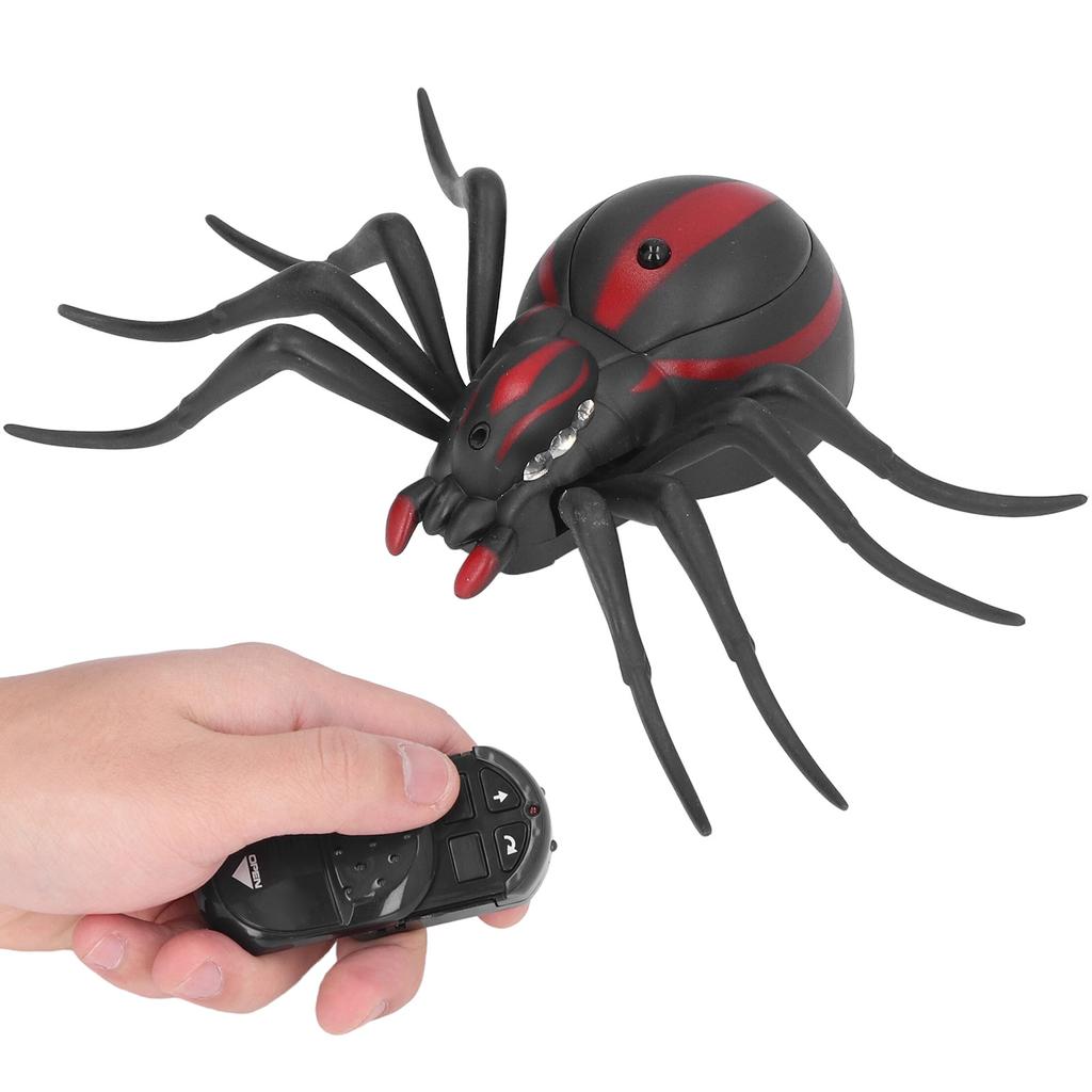 Remote Control Spider Lifelike Action High Simulation Easy Control Remote Spider for Halloween Christmas