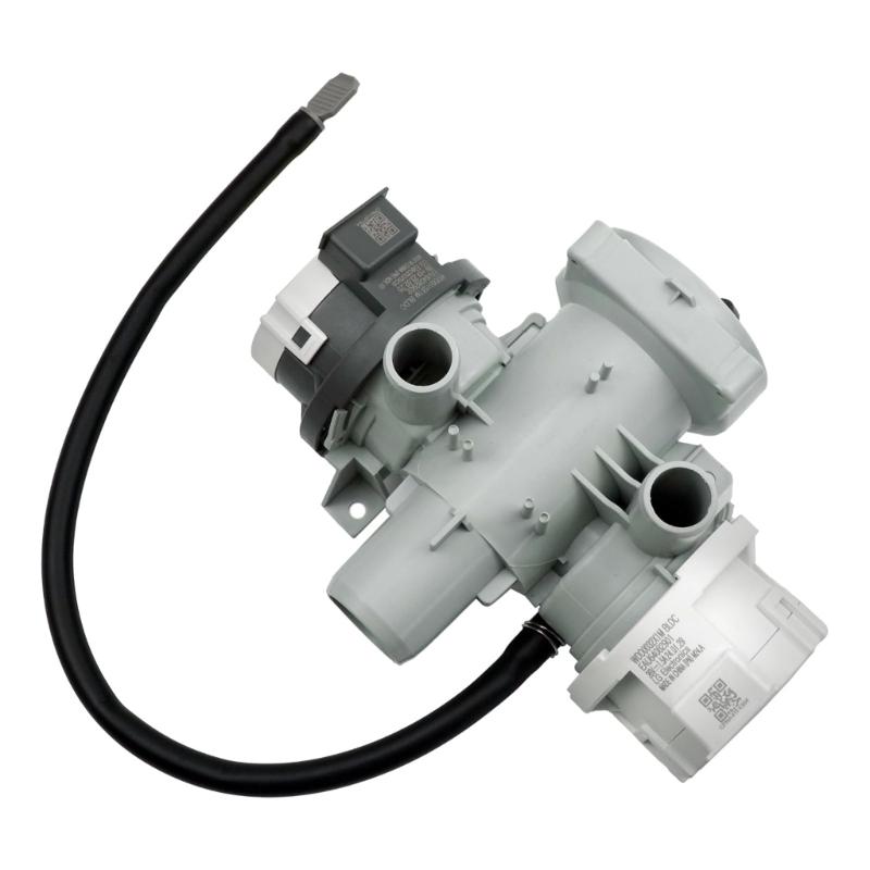 AHA75693501 Washer Dryer Drain Pump Assembly Washer Pump Heavy Duty for WM4500HBA/00 WM3555HWA/00 Washer Dryer Accessories