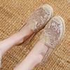 Fashion New In Hollow Sequins Women's Shoes Trends 2025 High Quality Casual 39 Aesthetic Offers Comfortable and Elegant Ladies Footwear