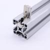 European Aluminum Profile Accessories: Silver Internal Corner & Black Right Angle Connector