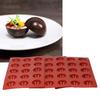 3 Stück Kuchenform 15 Löcher Halbkugelförmige Silikon Schokoladenform Lebensmittelqualität Dessert Backform