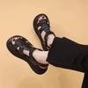 Platform sandals women's summer new heightening fashion soft-soled beach shoes muffin sandals women