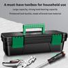 Durable Plastic Tool Box Multi Function Storage Case for Carpentry Electrical Repairs Furniture Assembly Work