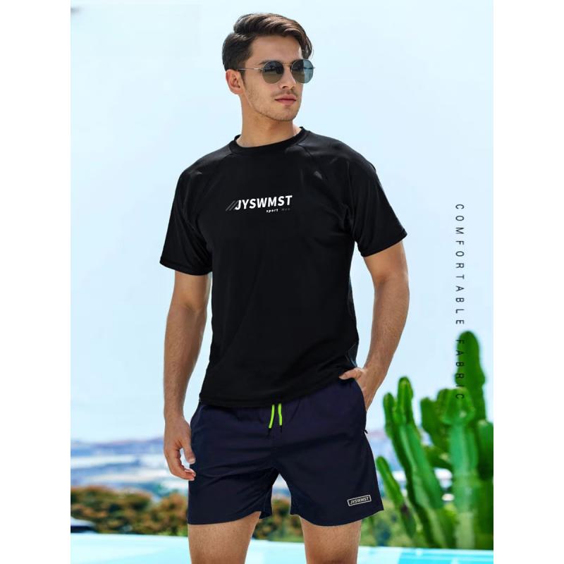 Pánské ležérní rychleschnoucí plavky s dvojitou vrstvou