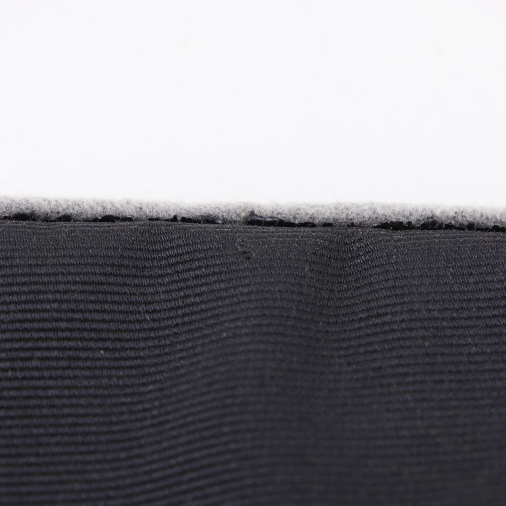 Fendi Logo Handbag One Handle Black Nylon Canvas Women Used