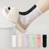 Women's Summer Thin Cutout Lace Lace Solid Color Mesh Breathable Pile Socks