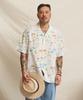 RUGGED HOUSE Dream Garden Open Collar Shirt White