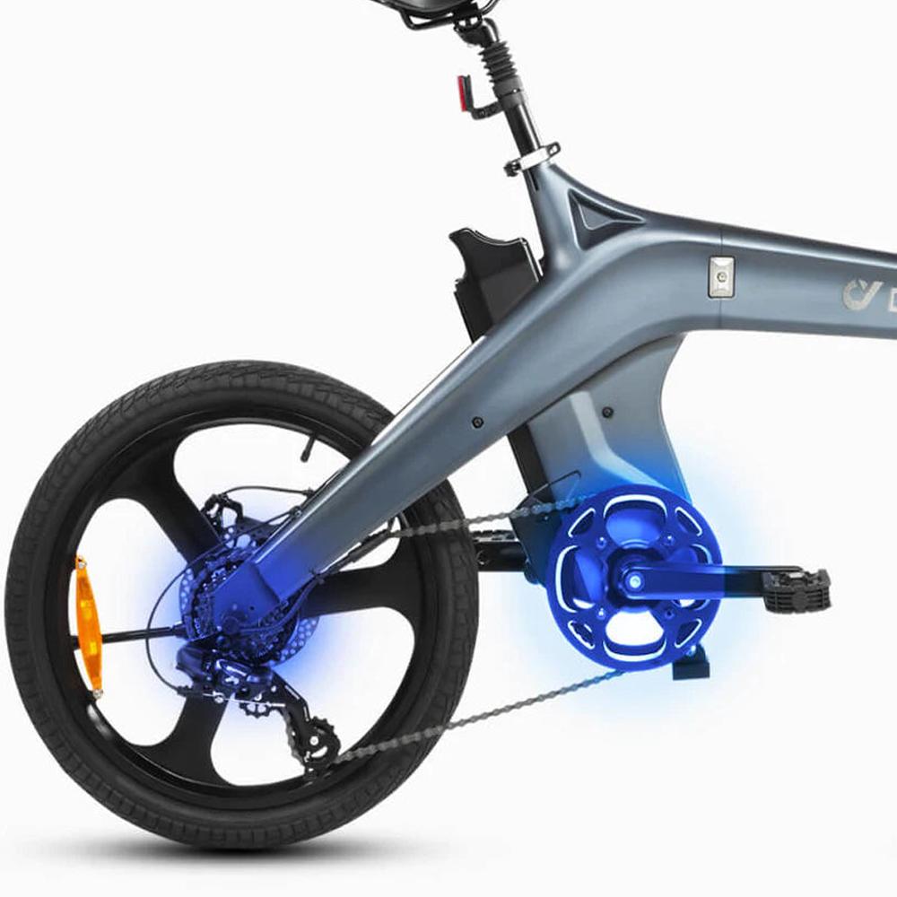 DYU T1 Elektrisches Fahrrad 250W Motor 20" Reifen Faltbares E-Bike Für Erwachsene 36V 10Ah Doppelscheibenbremsen Höchstgeschwindigkeit 25 km/h Maximale Belastung 120 kg
