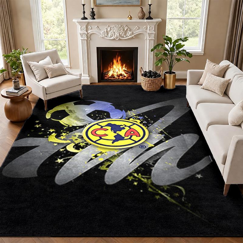 Club America Carpet Door Mat for Living Room or Bedroom Protective Mat Under Chair Office Decoration Christmas Gift Birthday Present
