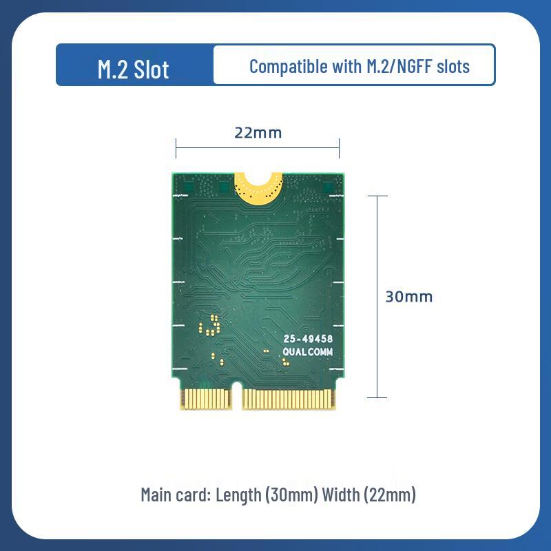 EB-LINK Intel BE200 WiFi 7 Tri-Band M.2 Laptop Network Card (CN Version)