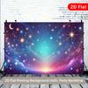 2D Plane Dreamy Starry Sky Background Fabric Indoor and Outdoor Parties Suitable for Room Decoration Polyester Fiber