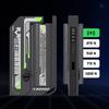 Metal Battery Chargers Case 21700 Battery and PD22.5W Fast Charge Real Time Monitoring Mobile Power Box
