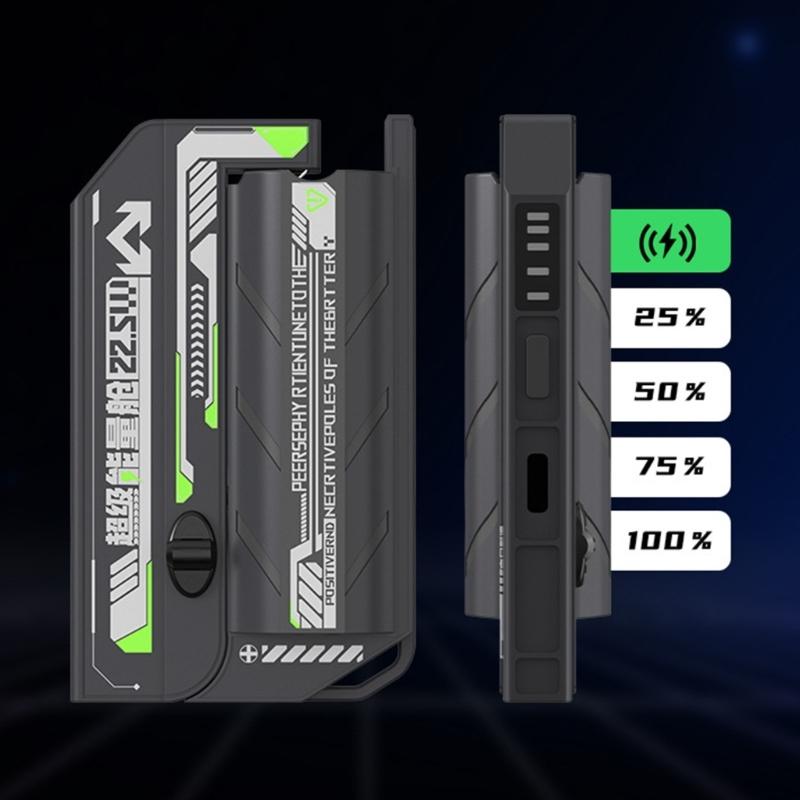 Metal Battery Chargers Case 21700 Battery and PD22.5W Fast Charge Real Time Monitoring Mobile Power Box