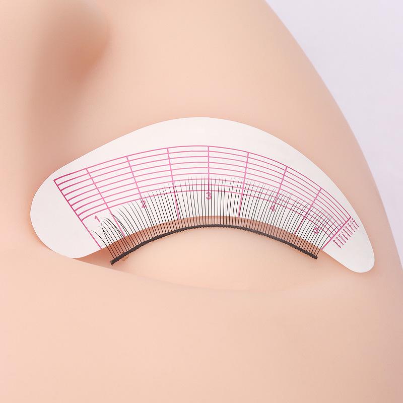 Beginner Eyelash Extension Positioning Stickers – 10 Sheets, 70 Stickers, 7-Point Guide