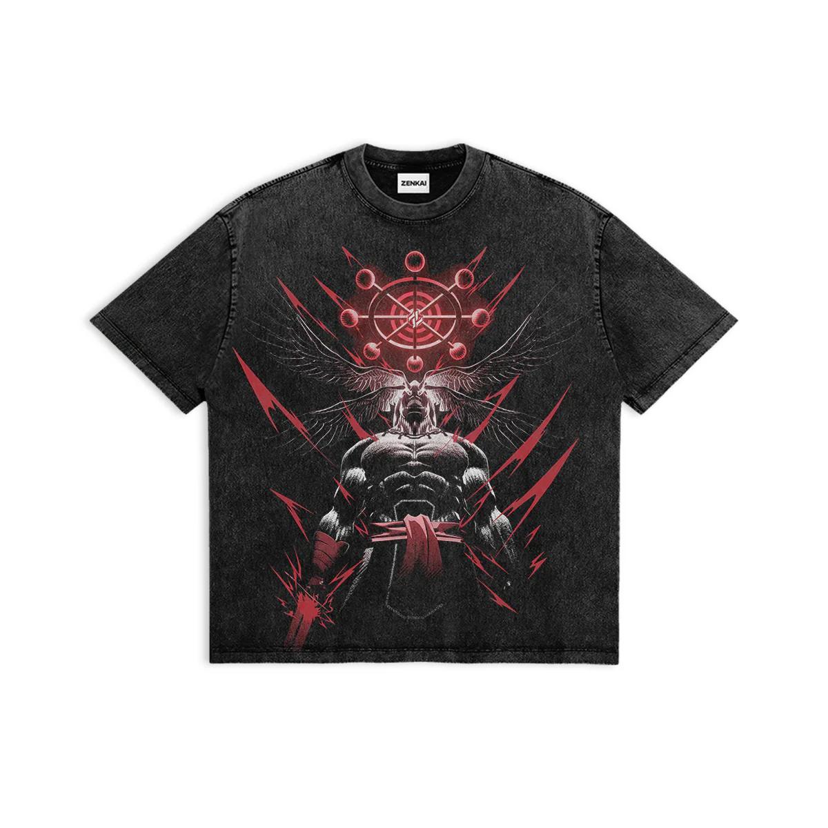 

Anime Jujutsu Kaisen Makora T-shirt For Men s Clothing Vintage Washed Oversized T Shirt Short Sleeve 100% Cotton Tees Tops XXL