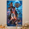 Game BBaldurs Gate 3 Printed Large Wall Tapestry Art Science Fiction Room Home Decor Decor Blanket