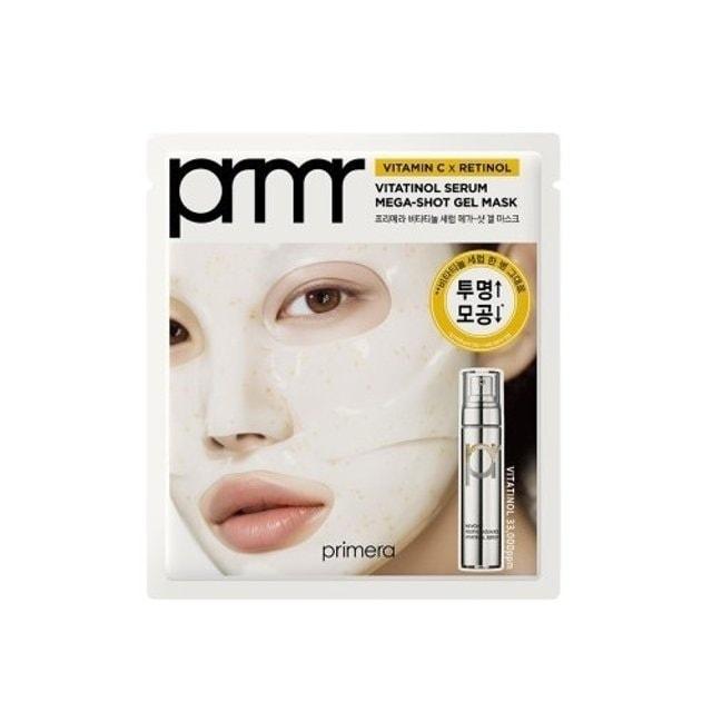 Primera Vita-tinol Mega Shot Serum Gel Mask, 5 sheets