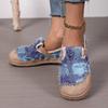Women's Hemp Rope Bottom Ethnic Style LazyCasual Single Shoes