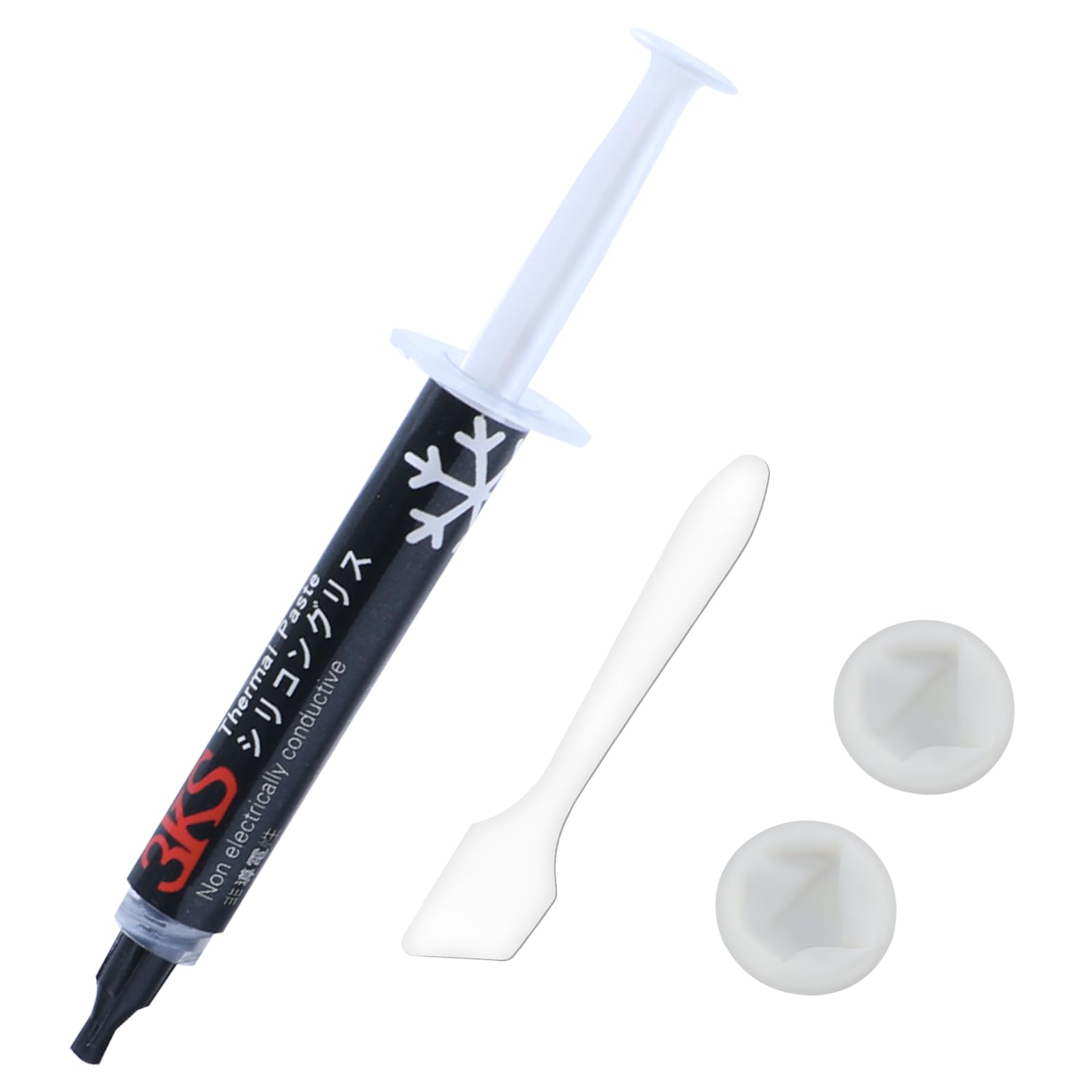Silicone Grease 3KS 16WM.K 10g CPU Thermal Conductive Grease High Performance Thermal Conductivity Insulated Type Spatula Included Low Viscosity