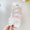 4Pcs/Set Floral Hair Clip Girl Cute Bow Flower Lace Trimming Headwear Cartoon Hair Clips Hairpin Headdress Hair Accessories Set