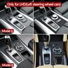 Left Hand Driver Car Center Console Gear Shift Box Panel Cover Trim For BMW X5 X6 E70 E71 E72 2007-2009 51166954947 51169164485