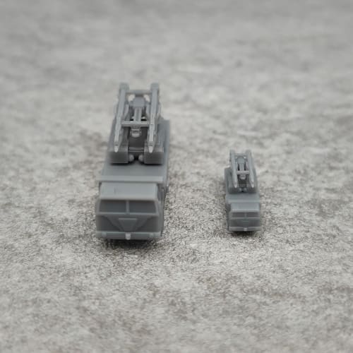 5PCS Military Model HQ-12A Air Defense Missile 1/700 1/350 Resin Model Tank DIY Assembly Hobby Toy Collection Interceptor Missile (1/700)