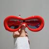 New Oval Sunglasses for Men Women Fashion Retro Brand Design Candy Color Shades Eyewear Sun Glasses