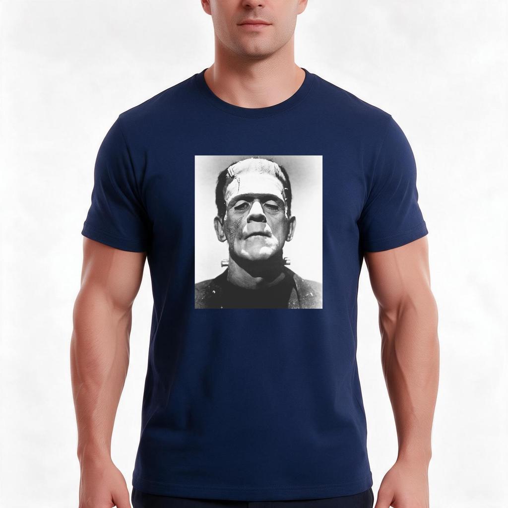 Classic Frankensteins Monster Tshirt Summer Casual Cotton Tee Oversized Streetwear Tops Vintage Graphic Print 100 Cotton