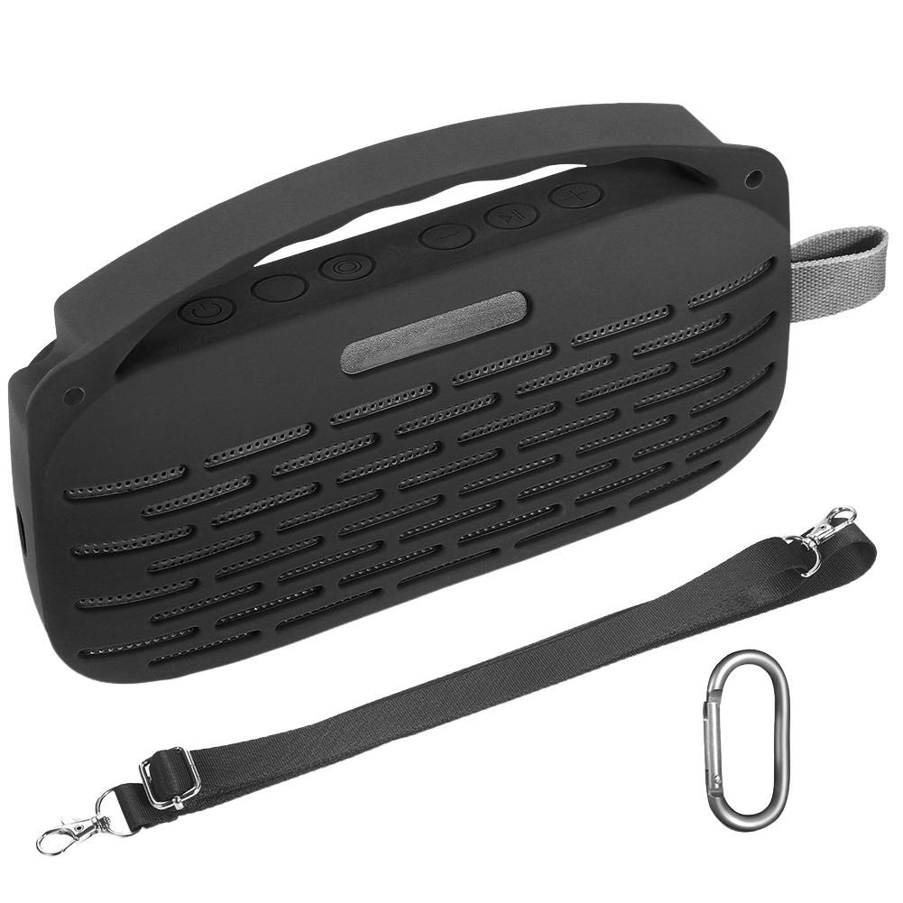 Silicone Protective Cover Travel Protective Carrying Pouch Protective Skin Sleeve for Bose SoundLink Flex 2nd Gen Accessories