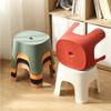 Plastic Bathroom Bath Stool Non-slip Shoe Changing Stool Row Foot Stool  Bathroom/Living Room