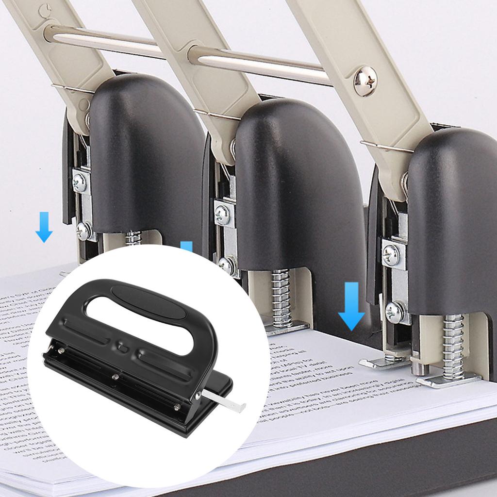 3 Hole Punch 30 Sheet Capacity Adjustable Paper Puncher with Positioning Ruler for Home School Office 3 Hole 9633 Can