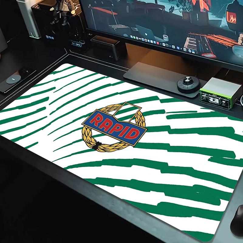 Sk Rapid Wien Mouse Pad Large Gaming Table Cushion Nonslip Laptop Tablet Big Mousepad Xxl Mat Mini Pc Playmat With Lock Edge
