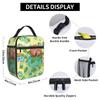 Bulbasaur Group Anime Lunch Bag School Portable Lunch Box For Girls  Oxford Designer Cooler Bag