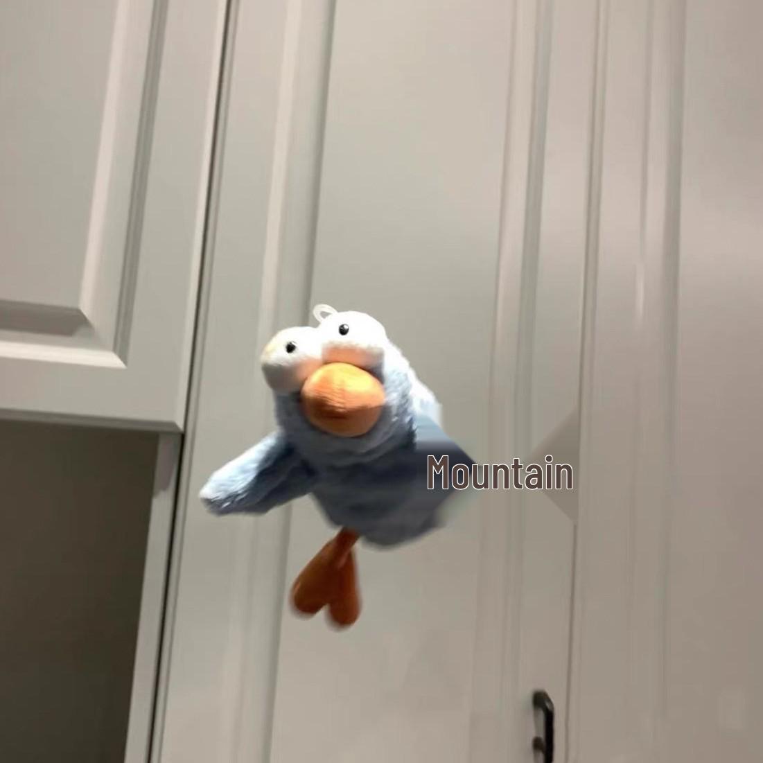 

Японский мультяшный плюшевый пенал в виде птицы - Милый, мягкий пенал в виде животного для учеников средней школы