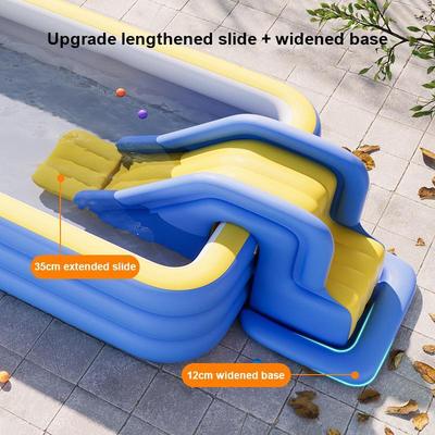 Water Slide for Inflatable Swimming Pool Outdoor Toy Play Center Water Slides Inflatable Slides for Ground Water Play Center